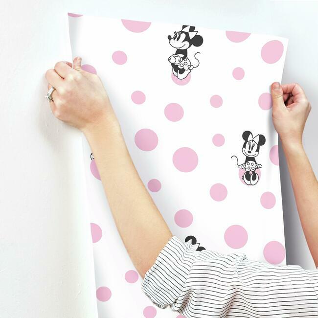 Minnie Dots Wallpaper Wallpaper York   