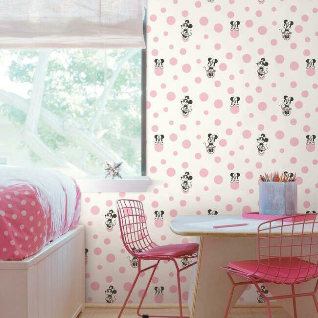 Minnie Dots Wallpaper Wallpaper York   