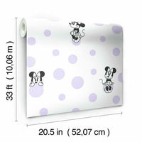 Disney Minnie Mouse Dots Wallpaper Wallpaper York   
