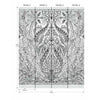 Jaipur Paisley Damask Wall Mural Wall Mural York   