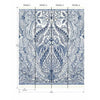 Jaipur Paisley Damask Wall Mural Wall Mural York   