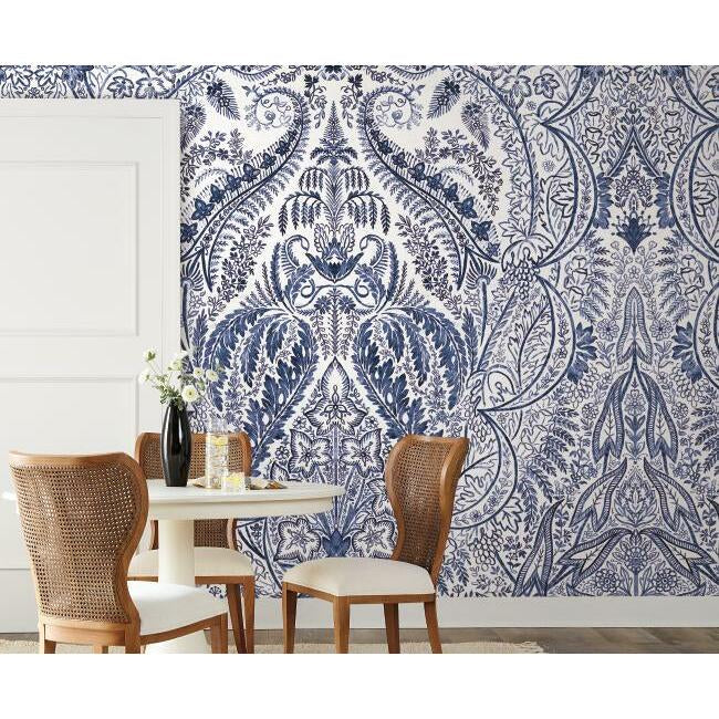 Jaipur Paisley Damask Wall Mural Wall Mural York   