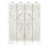 Jaipur Paisley Damask Wall Mural Wall Mural York   