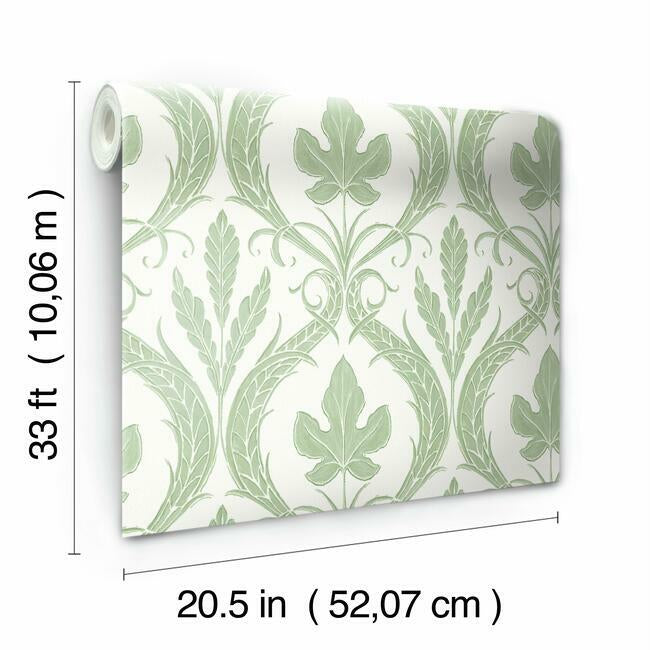 Adirondack Damask Wallpaper Wallpaper York   