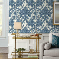 French Artichoke Damask Wallpaper Wallpaper York   