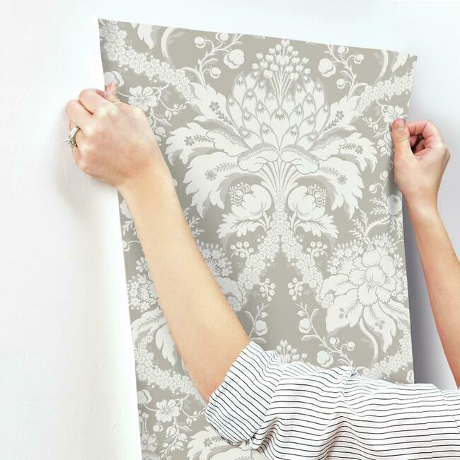 French Artichoke Damask Wallpaper Wallpaper York   