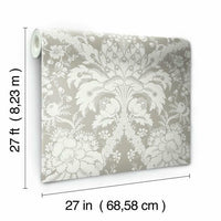 French Artichoke Damask Wallpaper Wallpaper York   