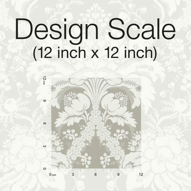 French Artichoke Damask Wallpaper Wallpaper York   