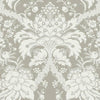French Artichoke Damask Wallpaper Wallpaper York Double Roll Mink 