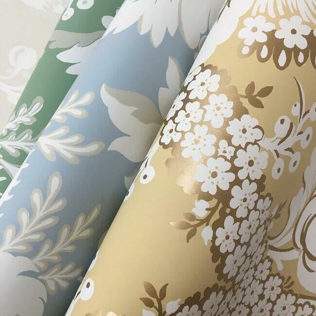 French Artichoke Damask Wallpaper Wallpaper York   
