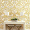 French Artichoke Damask Wallpaper Wallpaper York   