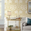 French Artichoke Damask Wallpaper Wallpaper York   