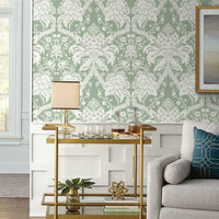 French Artichoke Damask Wallpaper Wallpaper York   
