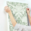 French Artichoke Damask Wallpaper Wallpaper York   