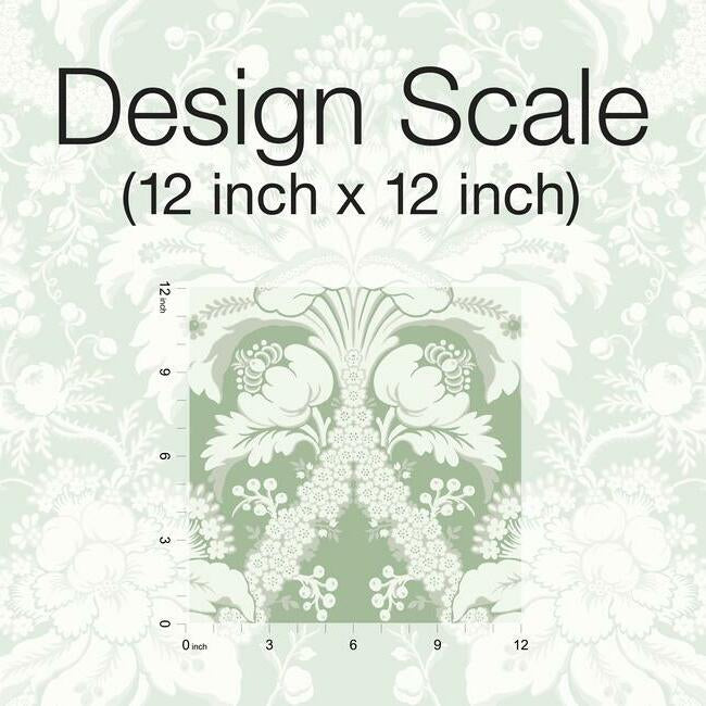 French Artichoke Damask Wallpaper Wallpaper York   