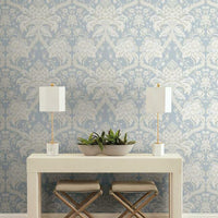 French Artichoke Damask Wallpaper Wallpaper York   