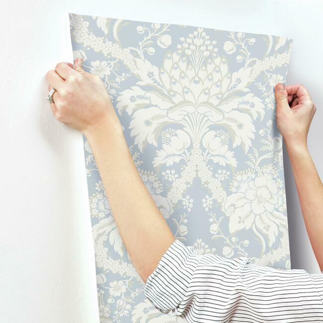 French Artichoke Damask Wallpaper Wallpaper York   