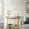 French Artichoke Damask Wallpaper Wallpaper York   