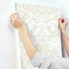 French Artichoke Damask Wallpaper Wallpaper York   