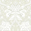 French Artichoke Damask Wallpaper Wallpaper York Double Roll Beige On Gold 