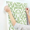 Royal Fern Damask Wallpaper Wallpaper York   
