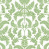 Royal Fern Damask Wallpaper Wallpaper York Double Roll Green 
