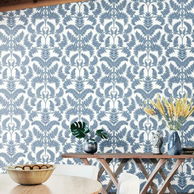 Royal Fern Damask Wallpaper Wallpaper York   