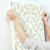 Royal Fern Damask Wallpaper Wallpaper York   