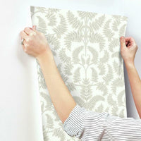Royal Fern Damask Wallpaper Wallpaper York   