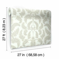 Royal Fern Damask Wallpaper Wallpaper York   