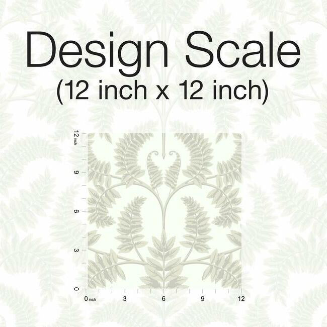 Royal Fern Damask Wallpaper Wallpaper York   