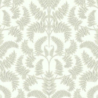 Royal Fern Damask Wallpaper Wallpaper York Double Roll Beige 