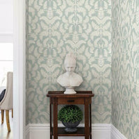 Royal Fern Damask Wallpaper Wallpaper York   
