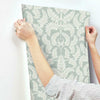 Royal Fern Damask Wallpaper Wallpaper York   