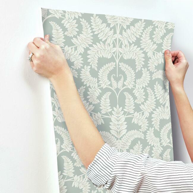 Royal Fern Damask Wallpaper Wallpaper York   