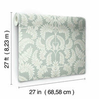 Royal Fern Damask Wallpaper Wallpaper York   
