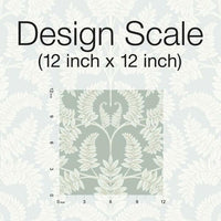Royal Fern Damask Wallpaper Wallpaper York   