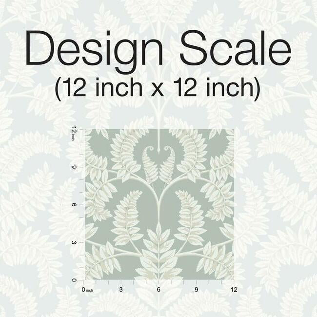Royal Fern Damask Wallpaper Wallpaper York   