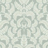 Royal Fern Damask Wallpaper Wallpaper York Double Roll Eucalyptus 