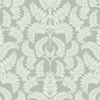 Royal Fern Damask Wallpaper Wallpaper York Double Roll Eucalyptus 