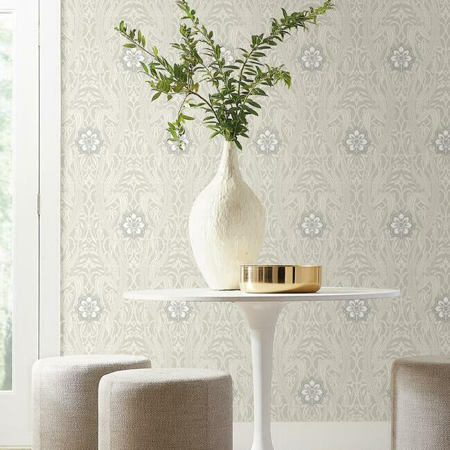 Gatsby Damask Wallpaper Wallpaper York   