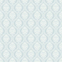 Petite Ogee Wallpaper Wallpaper York Double Roll Sky 