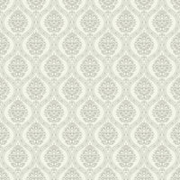 Petite Ogee Wallpaper Wallpaper York Double Roll Light Taupe 