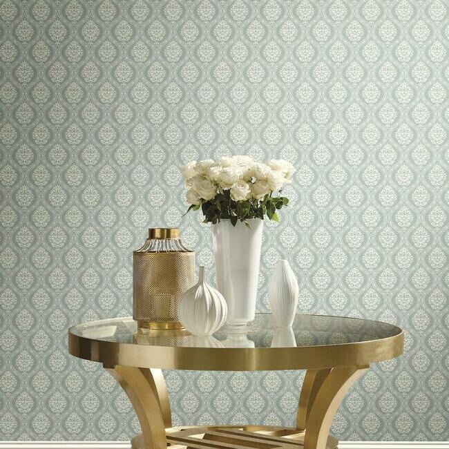 Petite Ogee Wallpaper Wallpaper York   