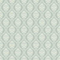 Petite Ogee Wallpaper Wallpaper York Double Roll Sage 