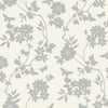 Flutter Vine Wallpaper Wallpaper Candice Olson Double Roll White/Silver 