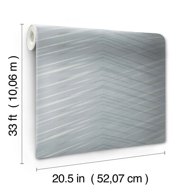 Glistening Chevron Non-Woven Wallpaper Wallpaper Candice Olson   