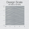 Glistening Chevron Non-Woven Wallpaper Wallpaper Candice Olson   