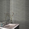 Glistening Chevron Non-Woven Wallpaper Wallpaper Candice Olson   