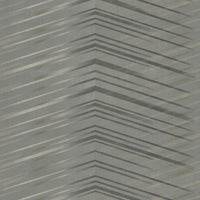 Glistening Chevron Non-Woven Wallpaper Wallpaper Candice Olson Double Roll Charcoal 